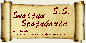 Smoljan Stojaković vizit kartica